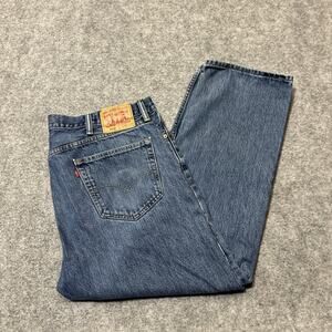 Levi's 505 Regular Fit Men's Straight Jeans Size 40x29 Blue Medium Wash Denim